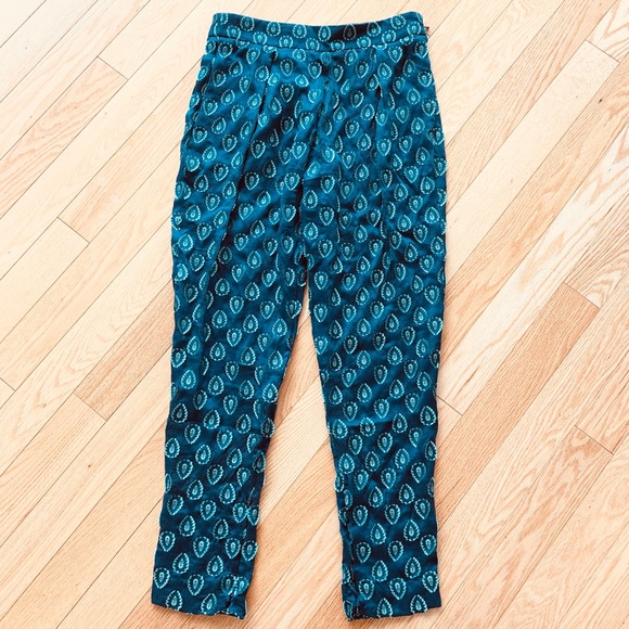 CHLOE Silk Embroidered Jacquard Pants - Picture 2 of 13